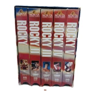 Rocky Balboa VHS VHS tapes Box Set,